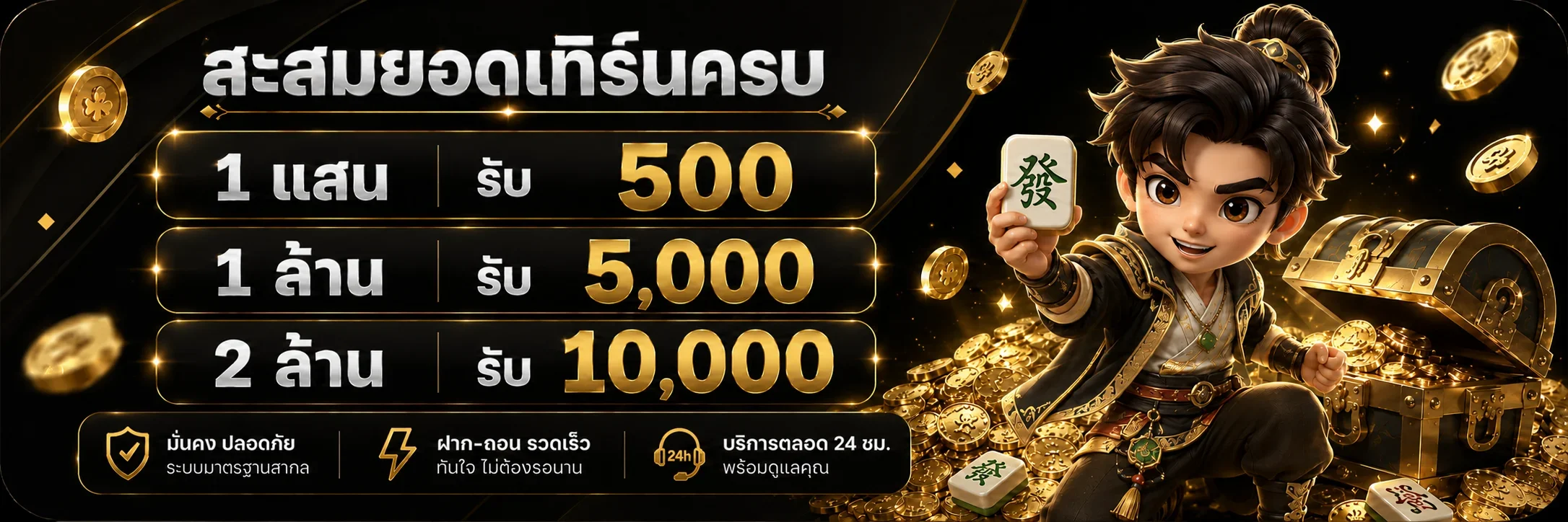 โปรโมชั่นสมาชิกใหม่ MDMXGO รับโบนัสพิเศษ